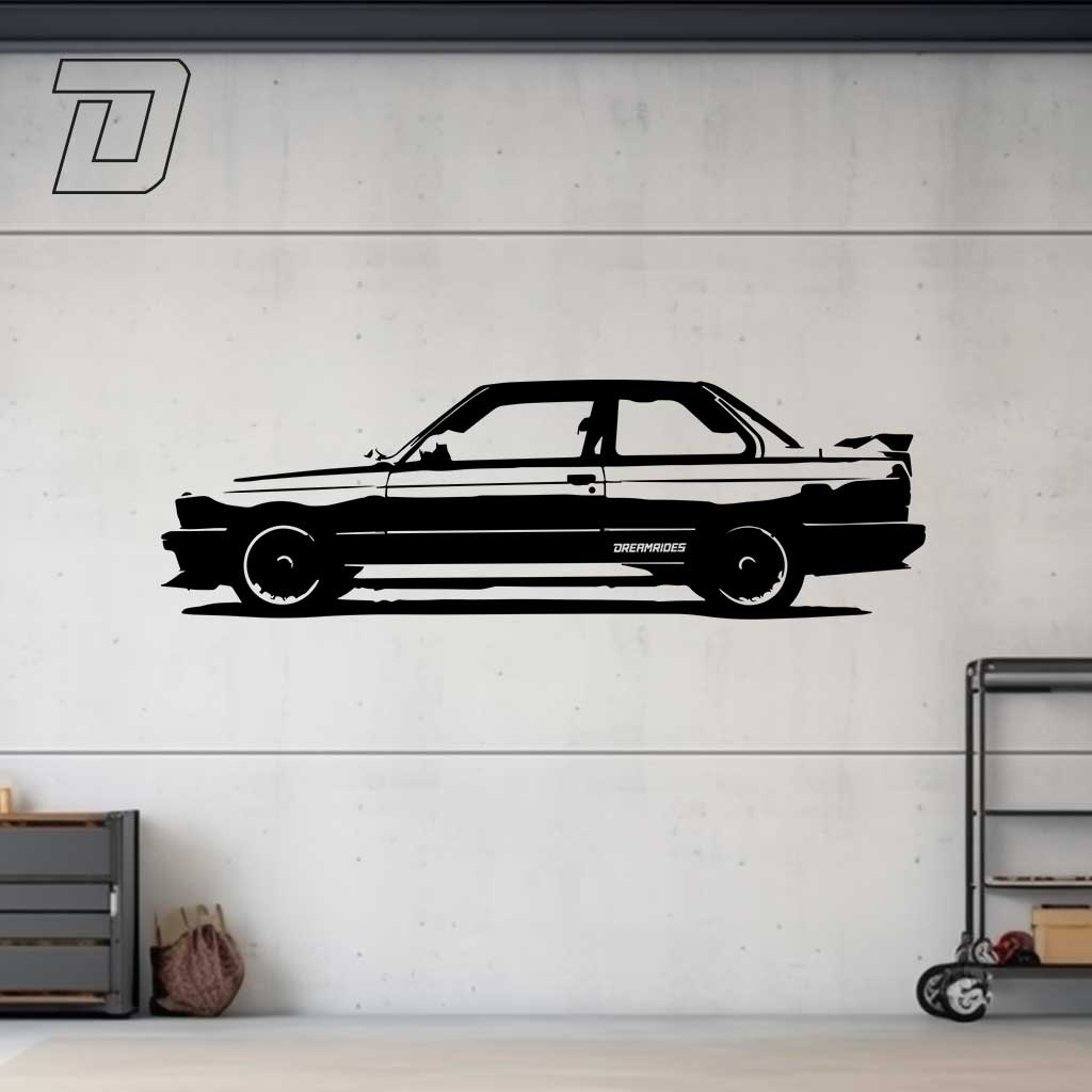 Wandtattoo - BMW M3 E30 (1986)