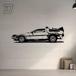 Wandtattoo - DeLorean DMC-12 "Zeitmaschine" (1985)